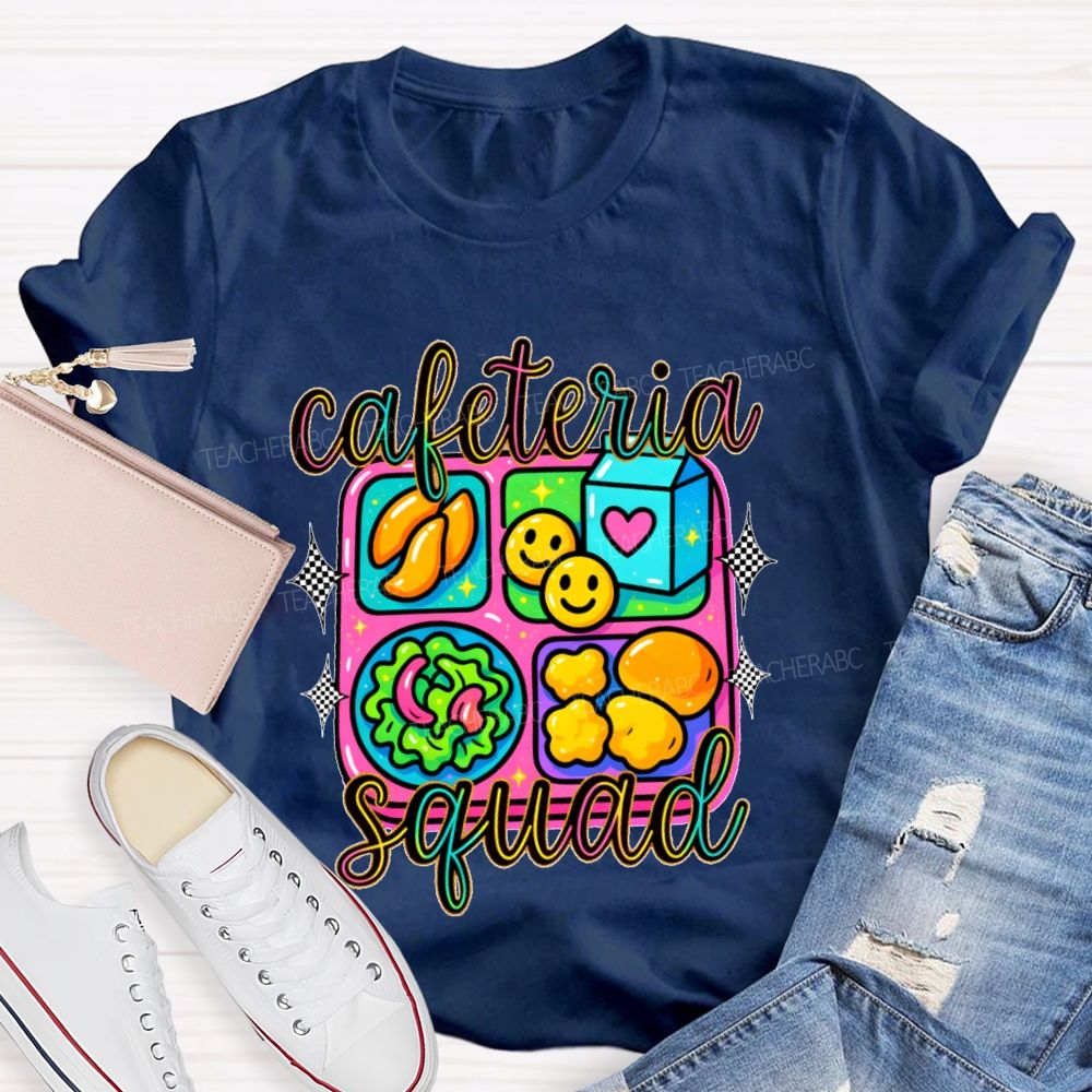 Cafeteria Squad Graphics  Teacher T-shirt