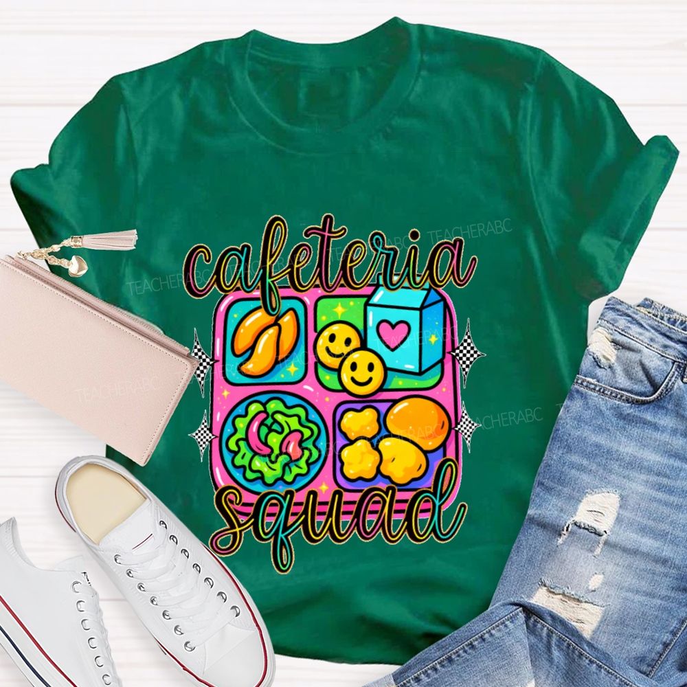 Cafeteria Squad Graphics  Teacher T-shirt