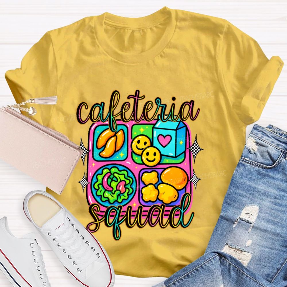 Cafeteria Squad Graphics  Teacher T-shirt