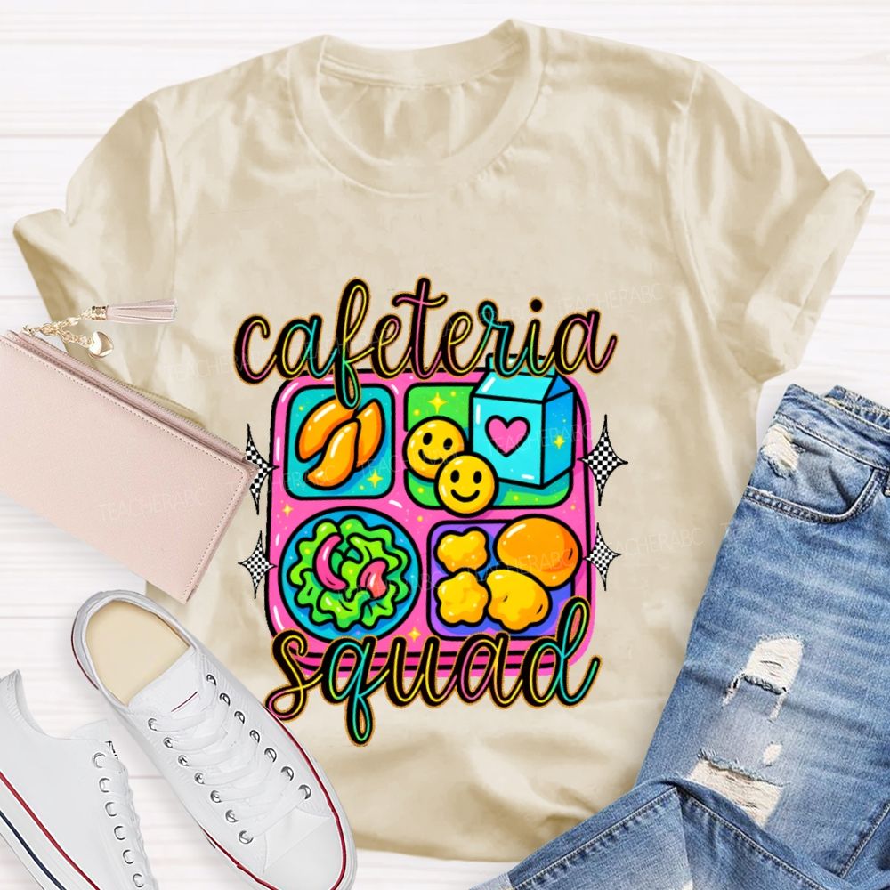 Cafeteria Squad Graphics  Teacher T-shirt