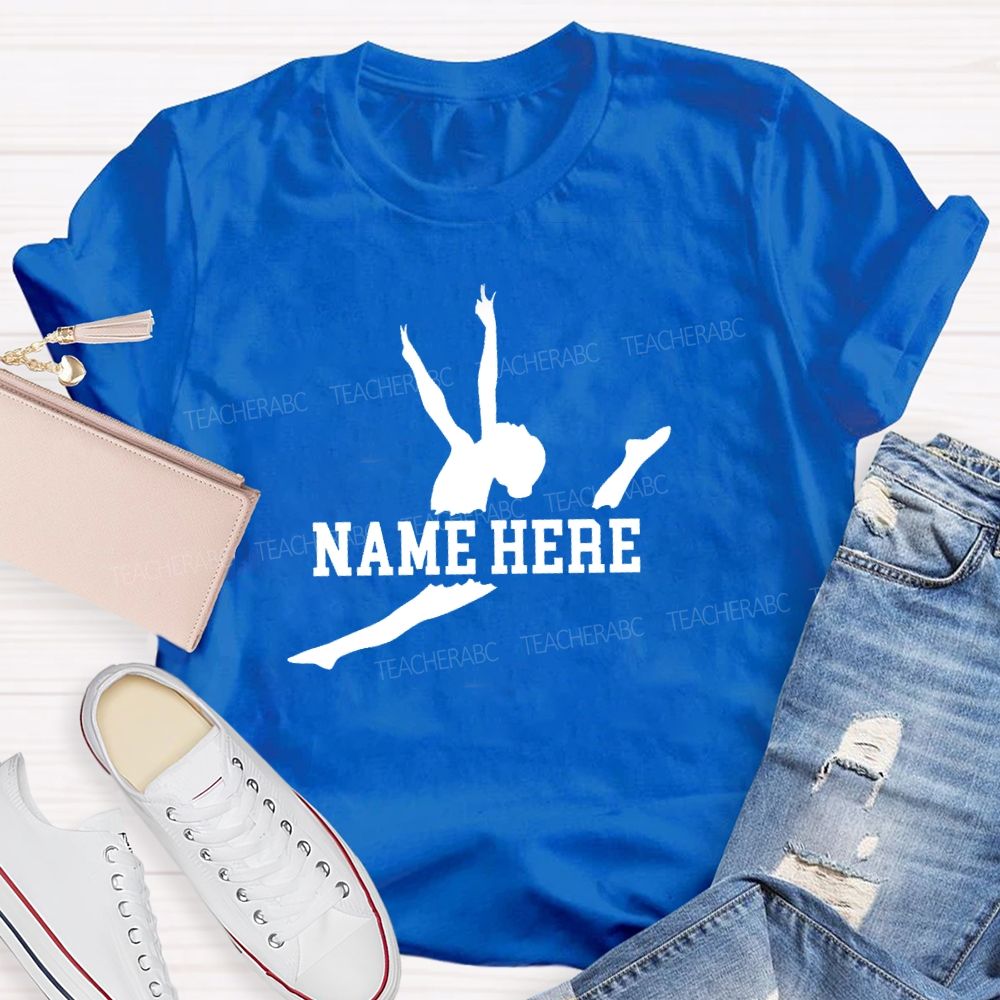 Personalized name The Leaping Dancer Teacher T-shirt
