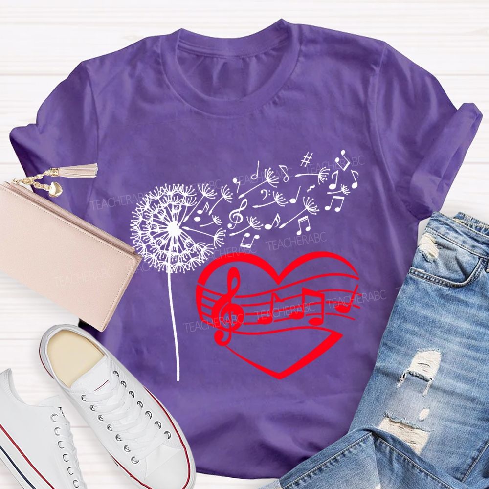 Wind And Sound Both Are Expressions Of Love Music Teacher T-shirt