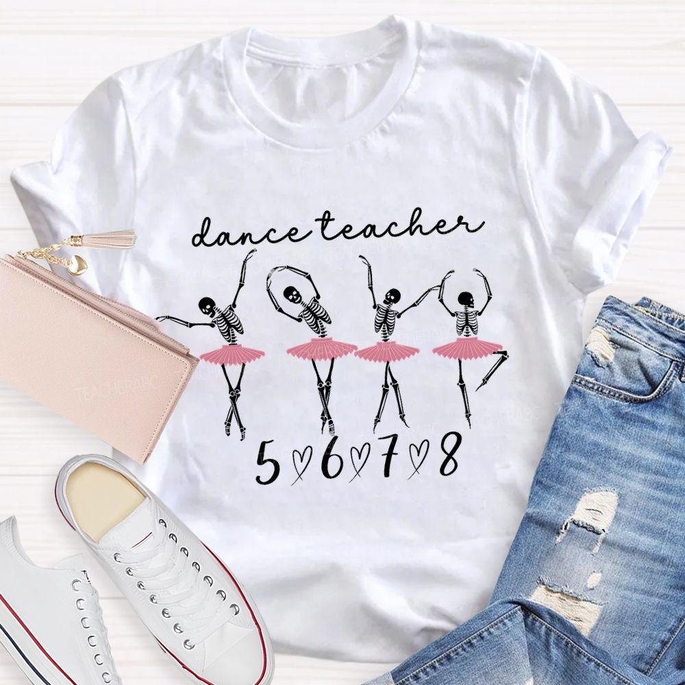 Dance Teacher 5678 Pink Skirt T-shirt