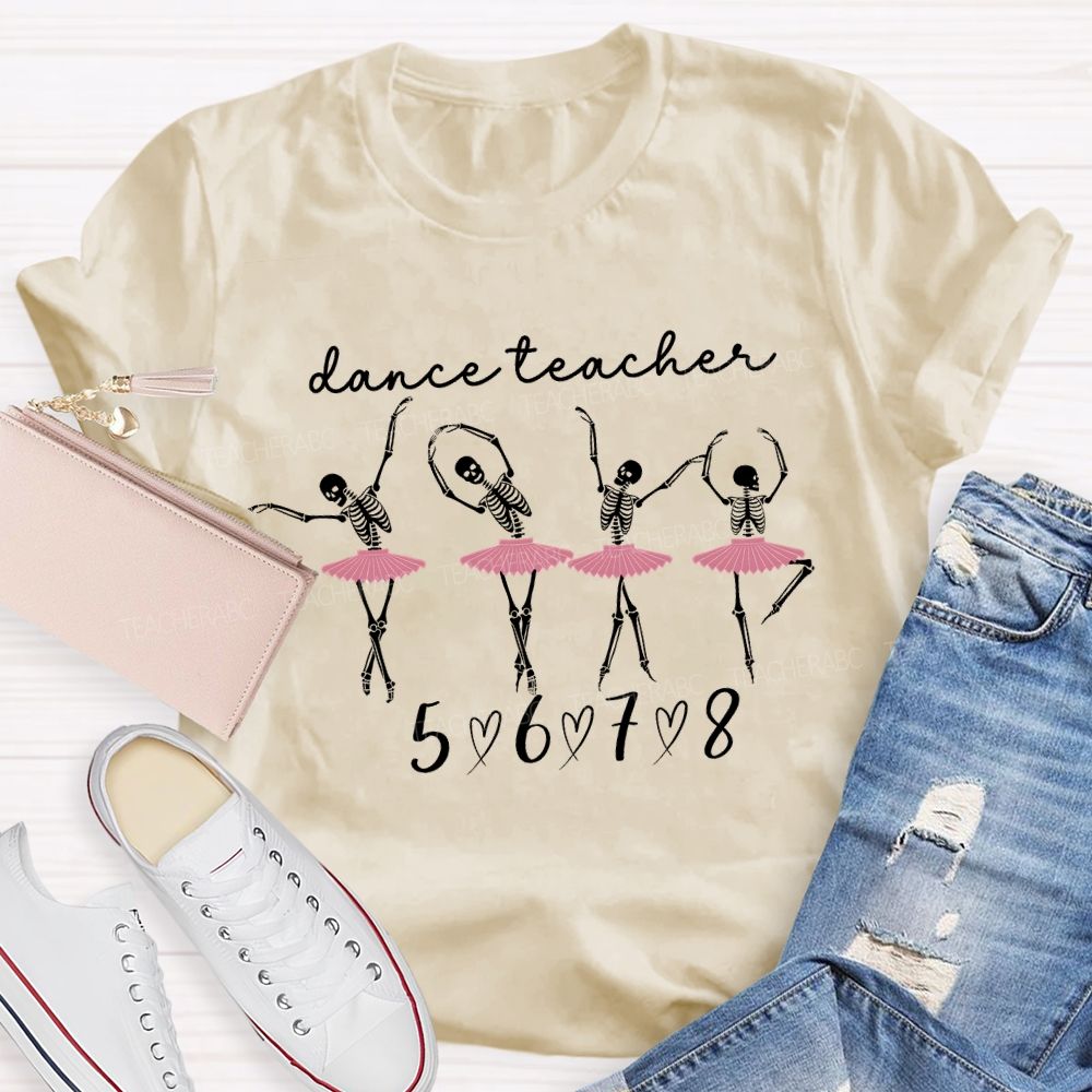 Dance Teacher 5678 Pink Skirt T-shirt