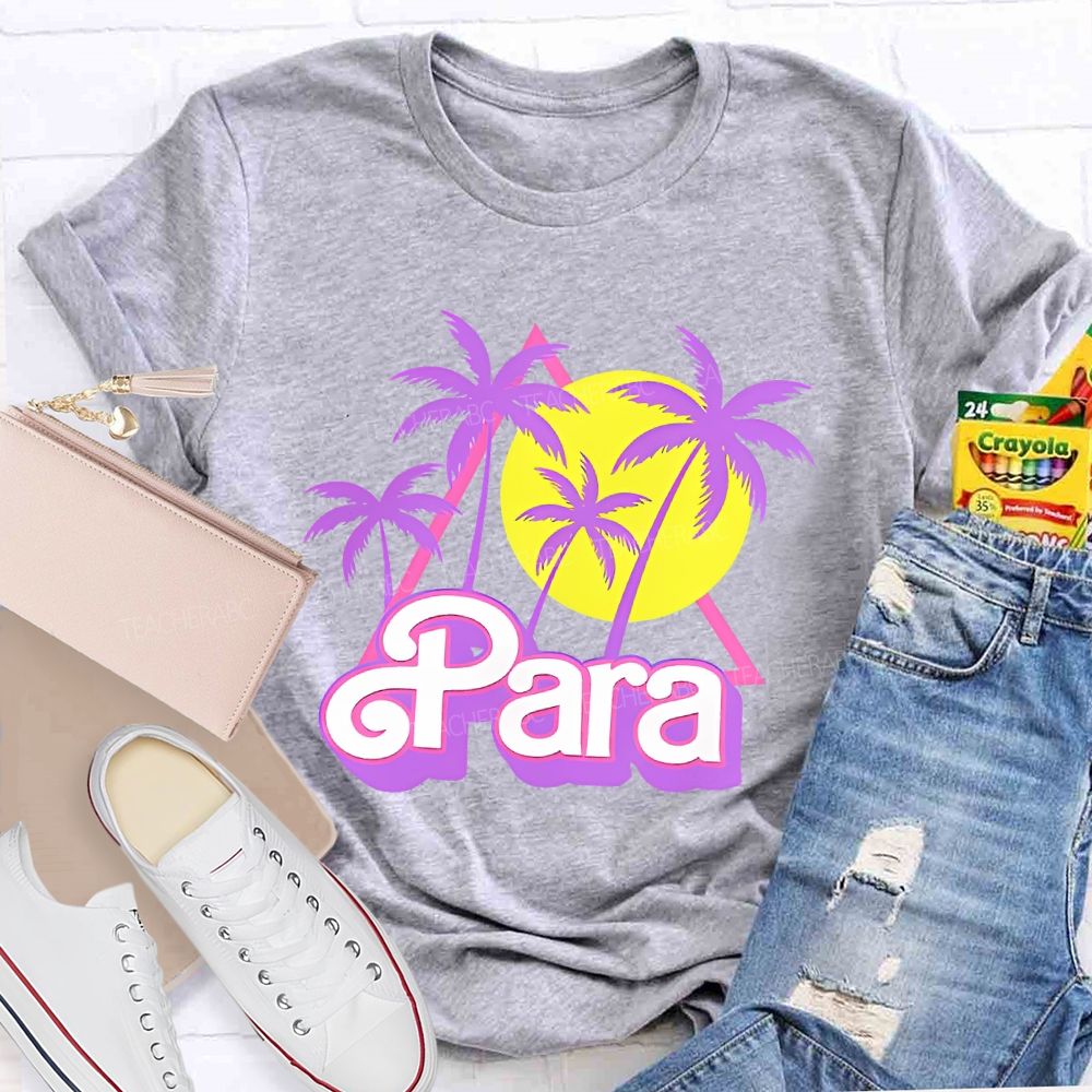 Para Graphic Letters  Teacher T-shirt