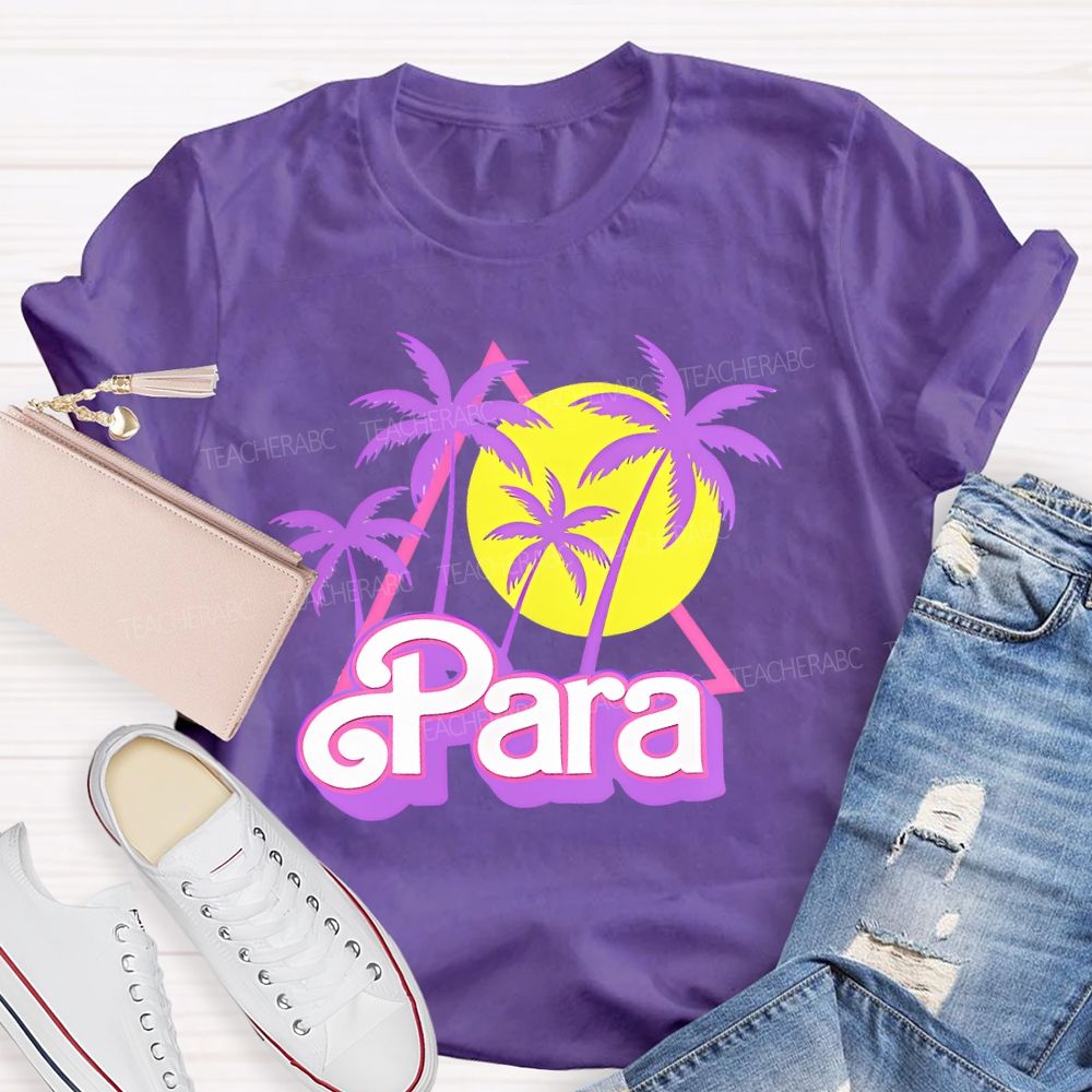 Para Graphic Letters  Teacher T-shirt