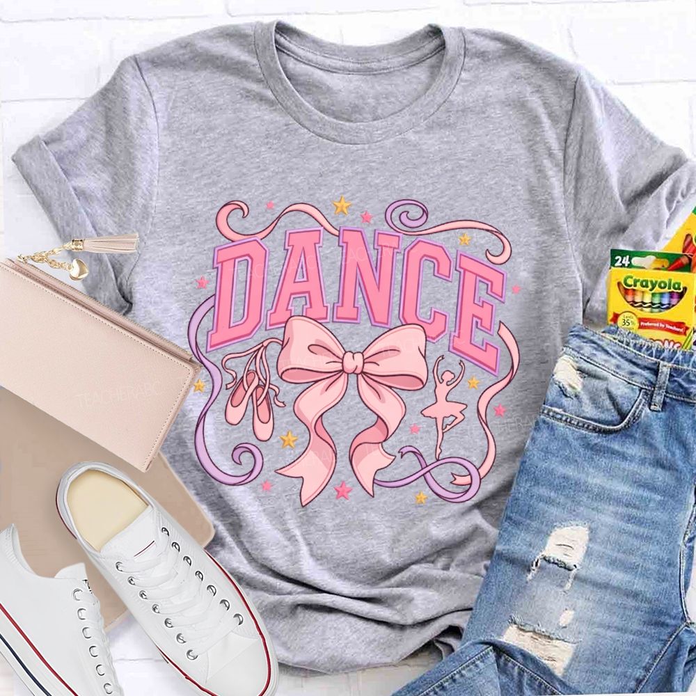Dance Bow Pattern  Teacher T-shirt