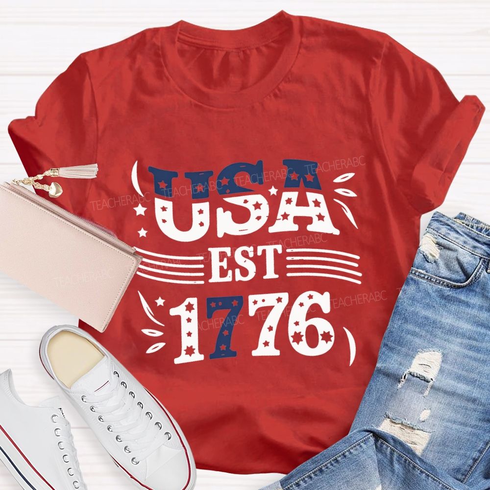 From 1776 To Forever I Stand With The Red White And Blue T-shirt