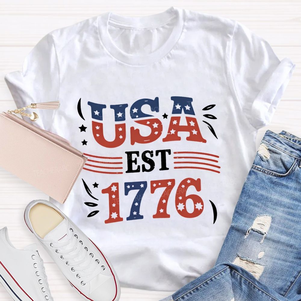 From 1776 To Forever I Stand With The Red White And Blue T-shirt