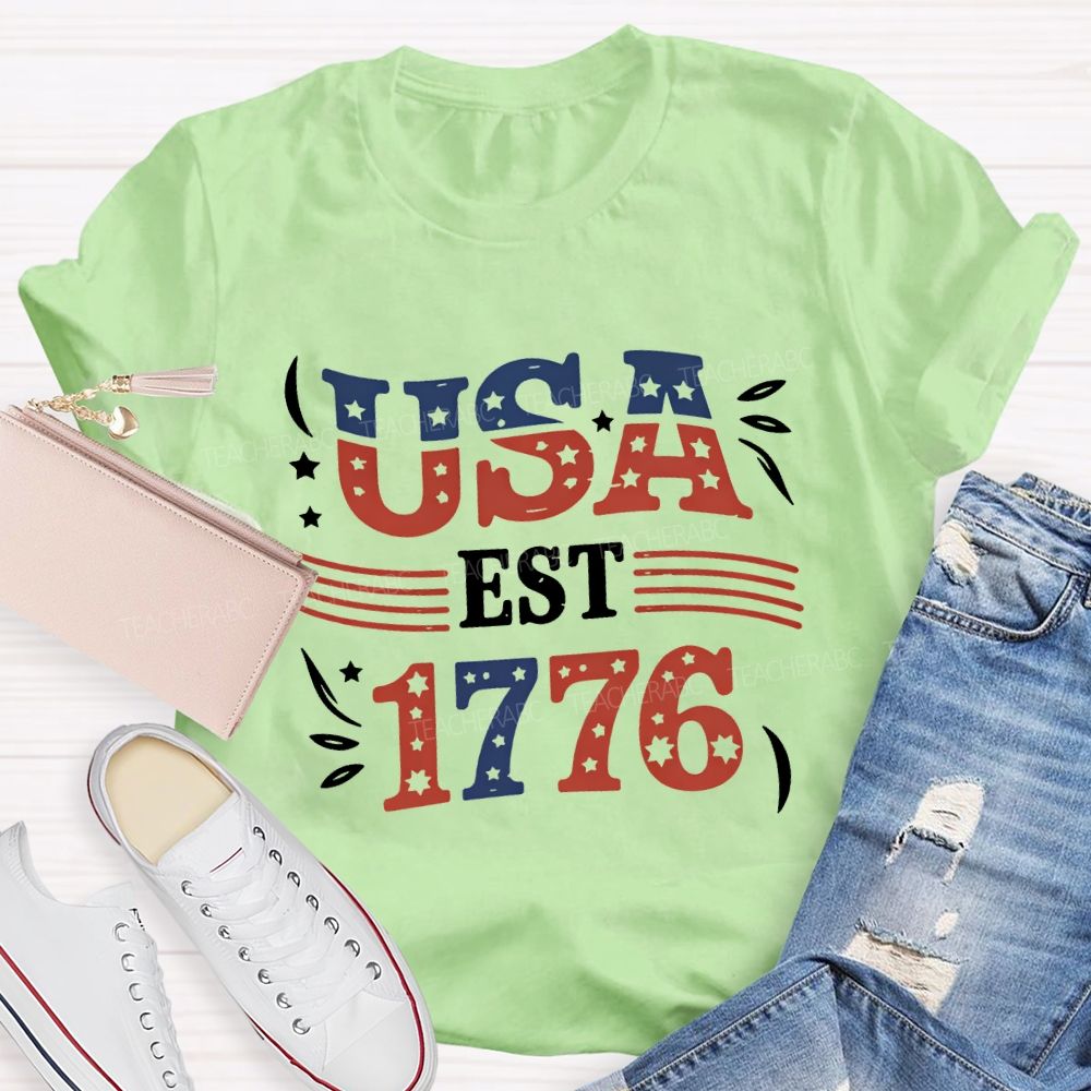 From 1776 To Forever I Stand With The Red White And Blue T-shirt