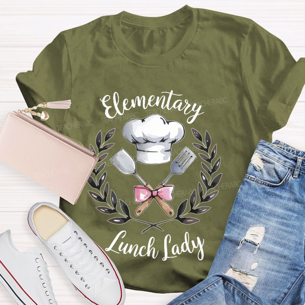 Elementary Lunch Lady  Teacher T-shirt