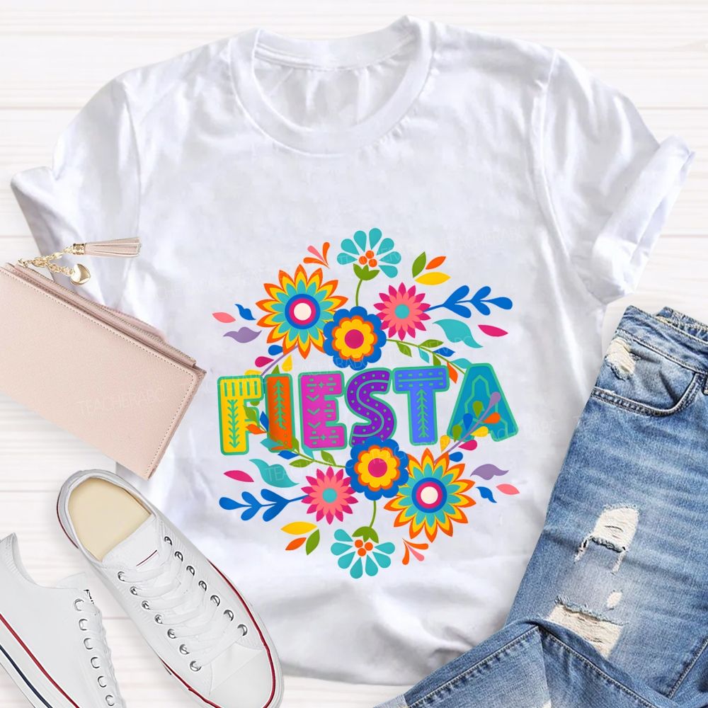 Fiesta Maestra Bilingual Teacher T-shirt