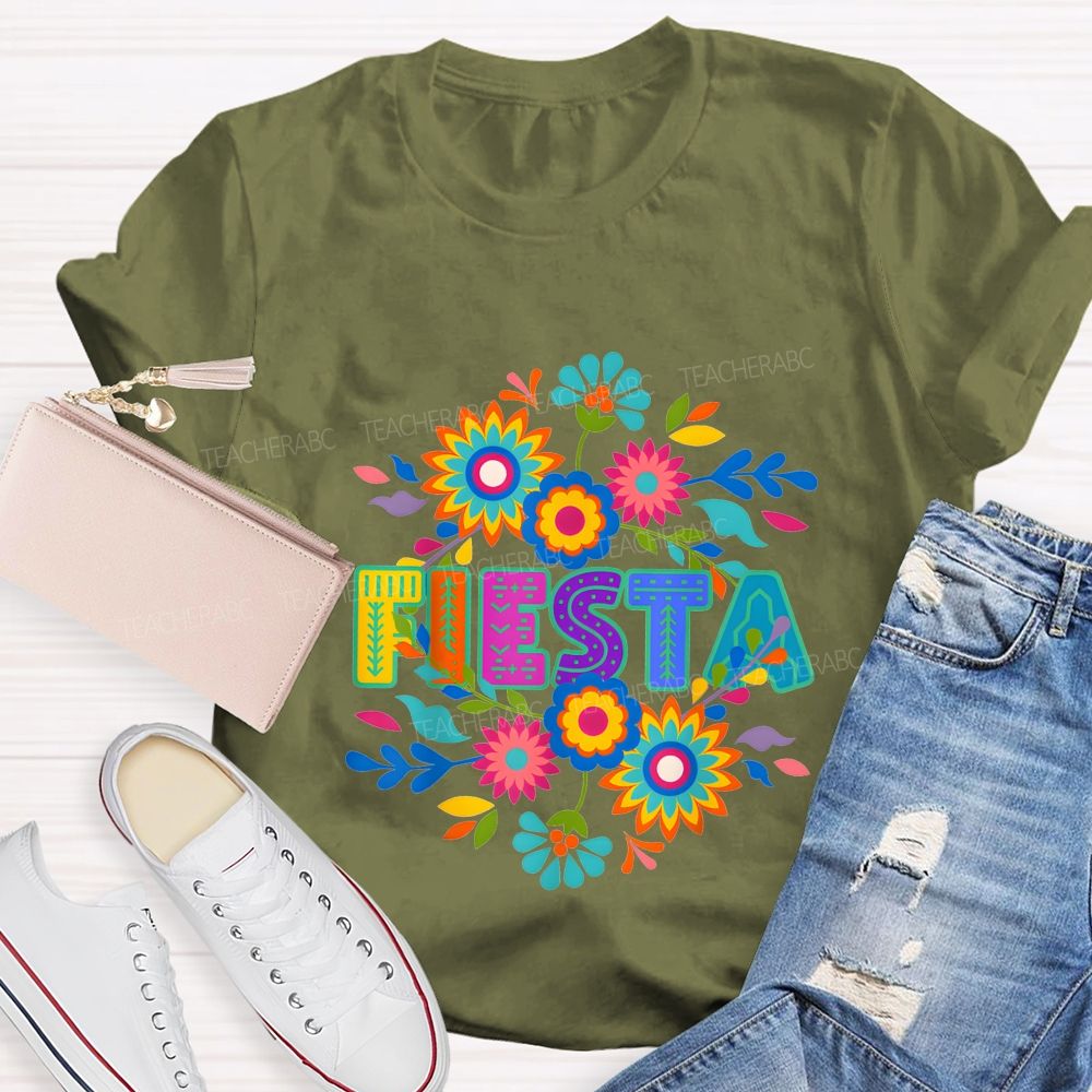 Fiesta Maestra Bilingual Teacher T-shirt