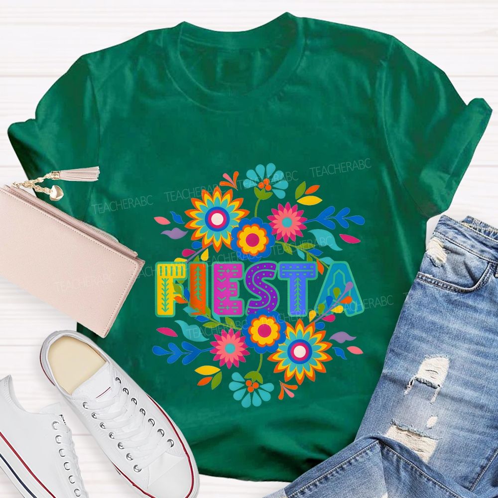 Fiesta Maestra Bilingual Teacher T-shirt
