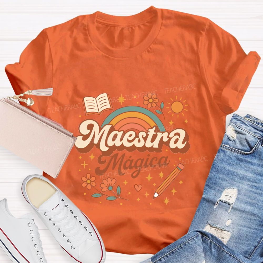 Maestra Magica And Bilingual Teachers T-shirt
