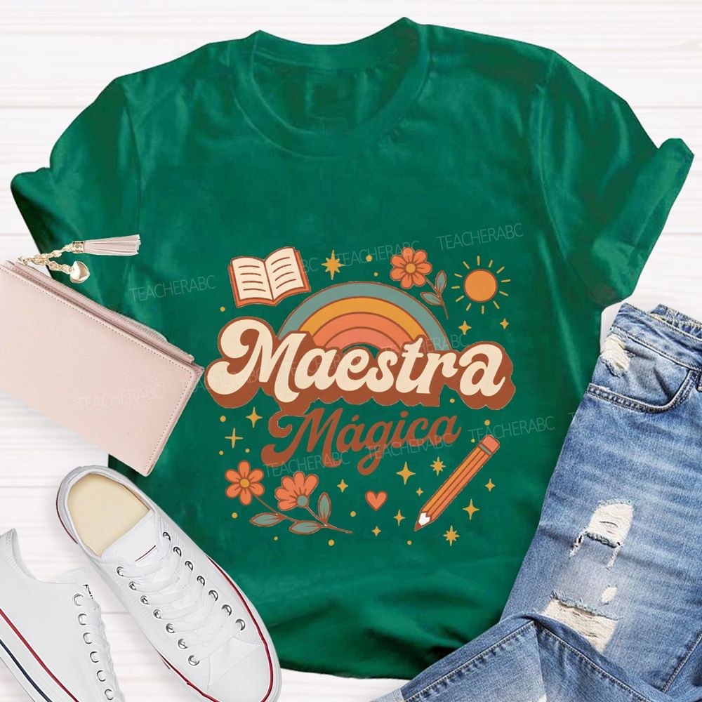 Maestra Magica And Bilingual Teachers T-shirt