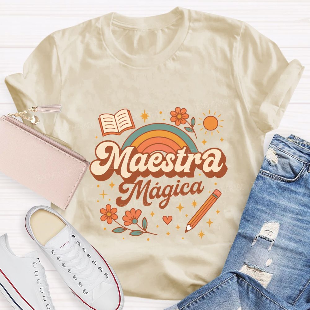 Maestra Magica And Bilingual Teachers T-shirt