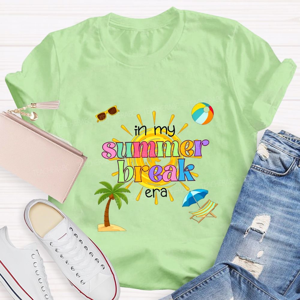 In My Summer Break Era Teacher T-shirt