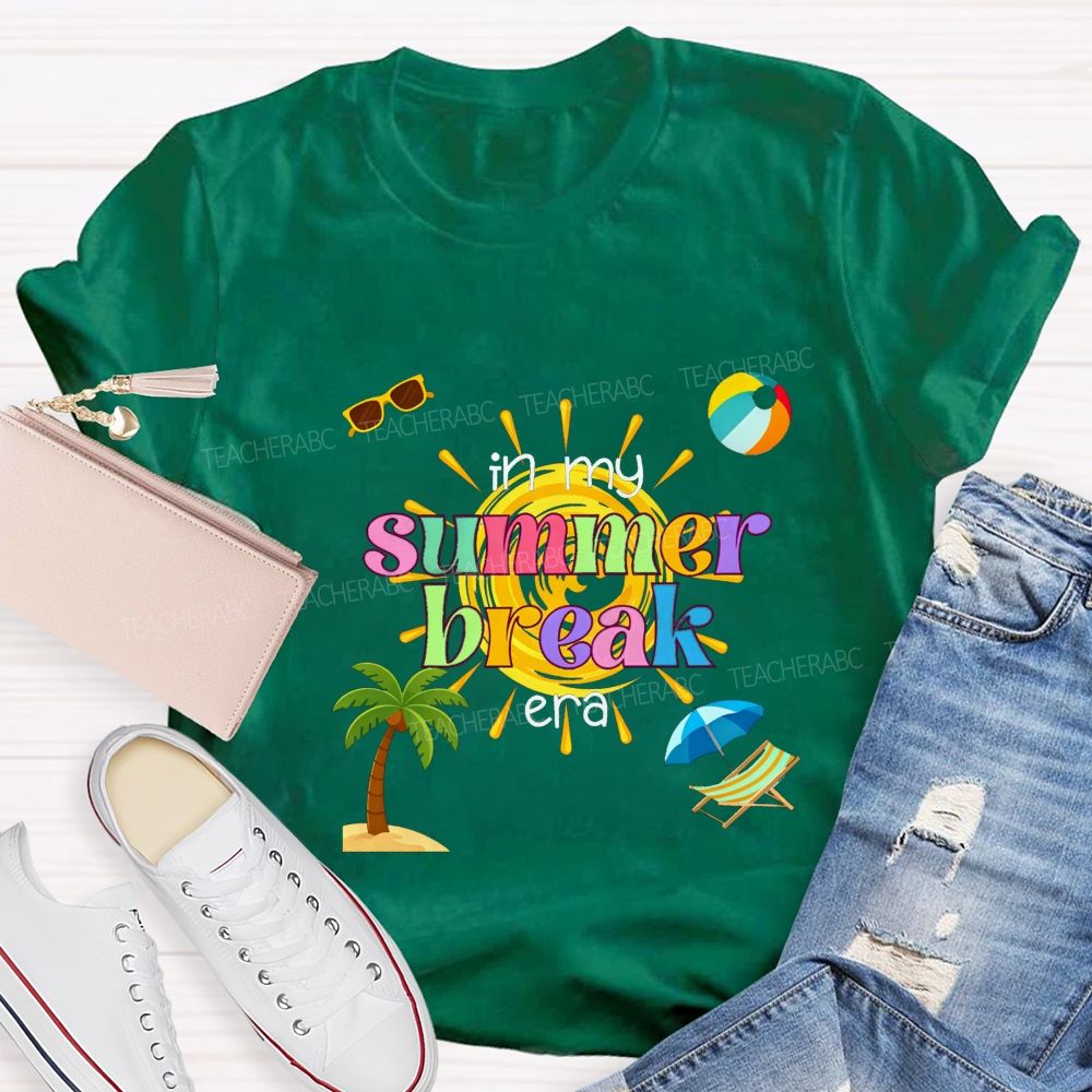 In My Summer Break Era Teacher T-shirt