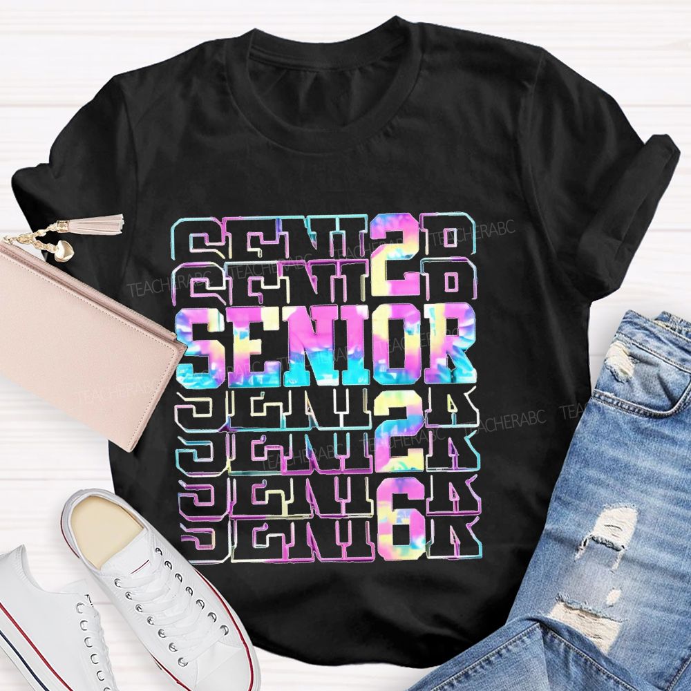 Senior 2026 Letters  Teacher T-shirt