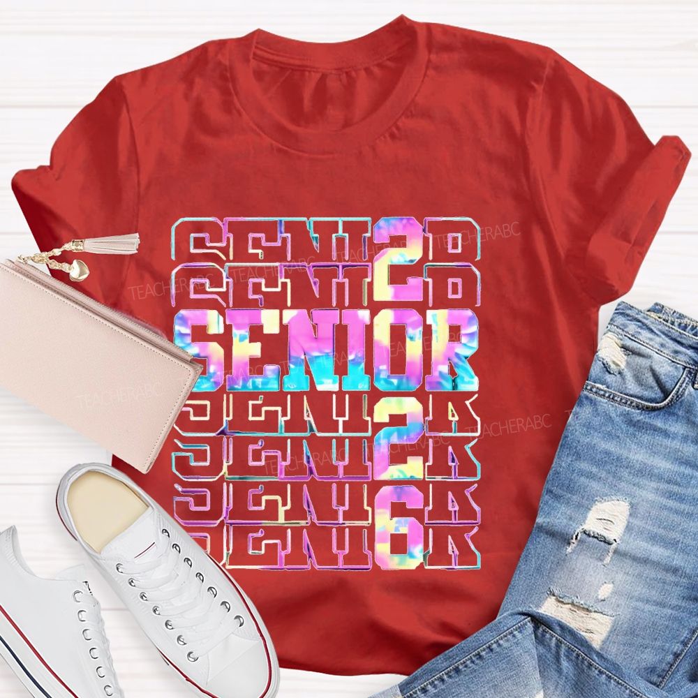 Senior 2026 Letters  Teacher T-shirt
