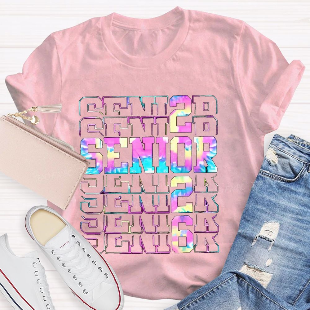 Senior 2026 Letters  Teacher T-shirt