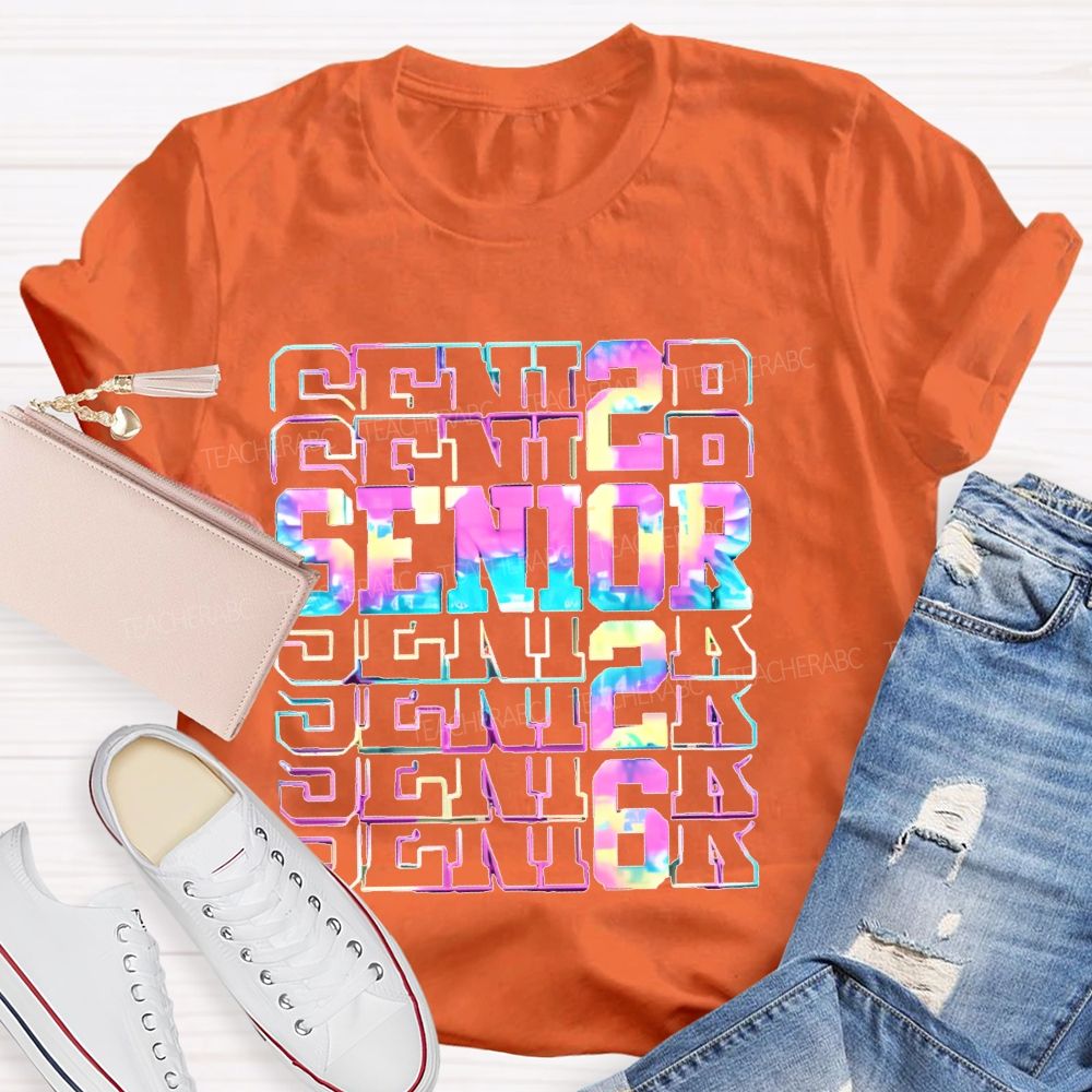 Senior 2026 Letters  Teacher T-shirt
