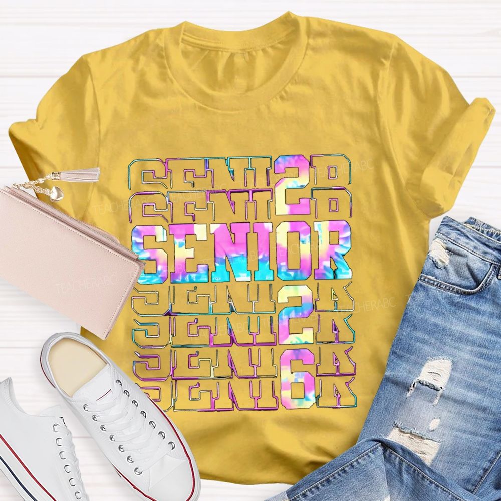 Senior 2026 Letters  Teacher T-shirt