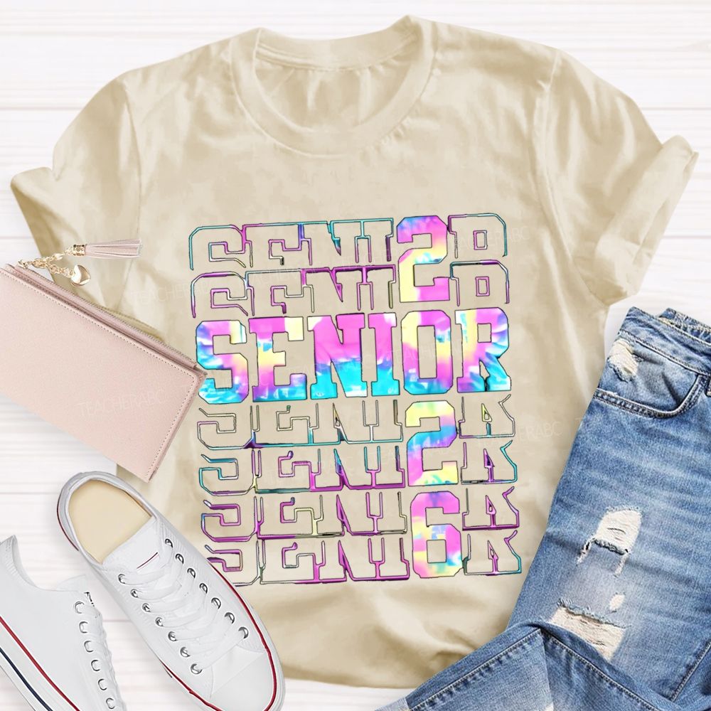 Senior 2026 Letters  Teacher T-shirt