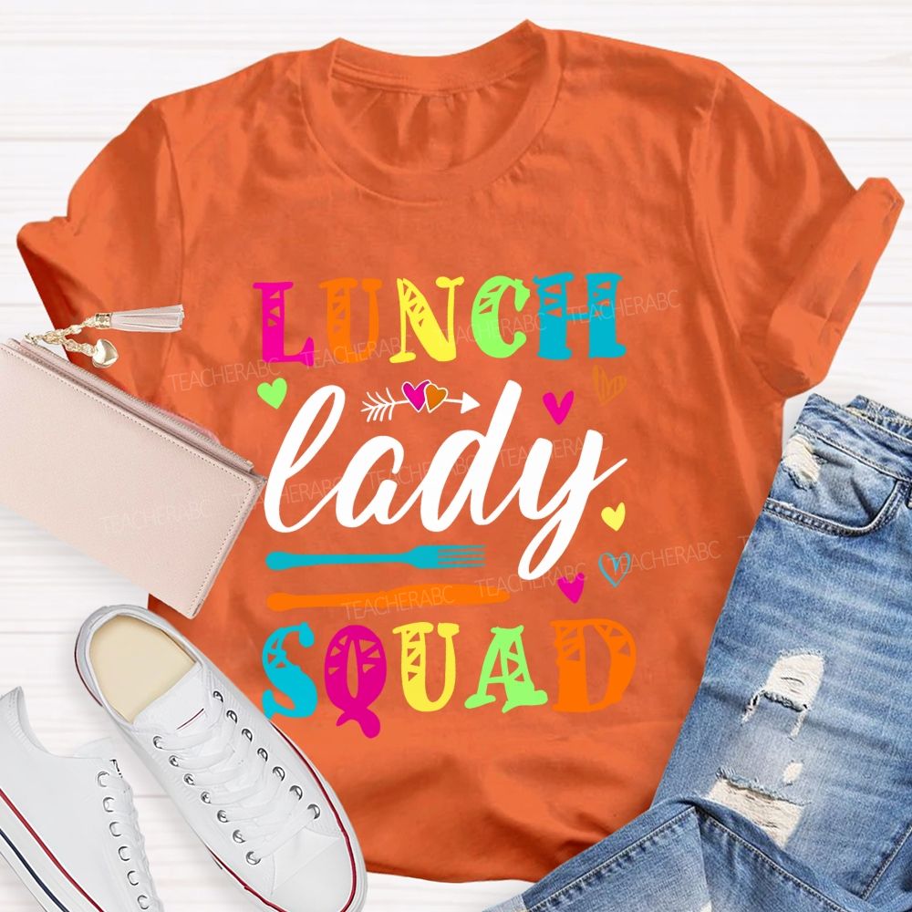 Lunch Lady Squad The Cafeteria Squad T-shirt