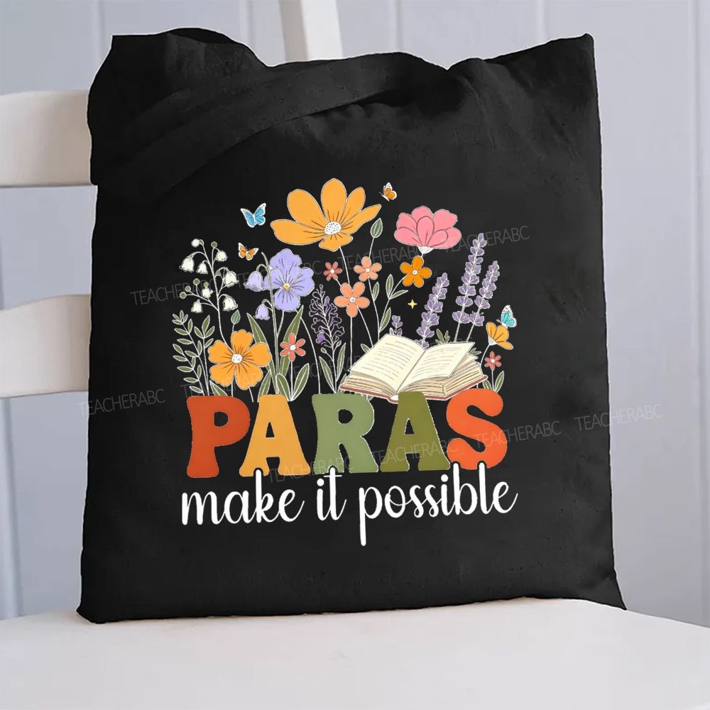 Paras Make It Possible Canvas Tote Bag