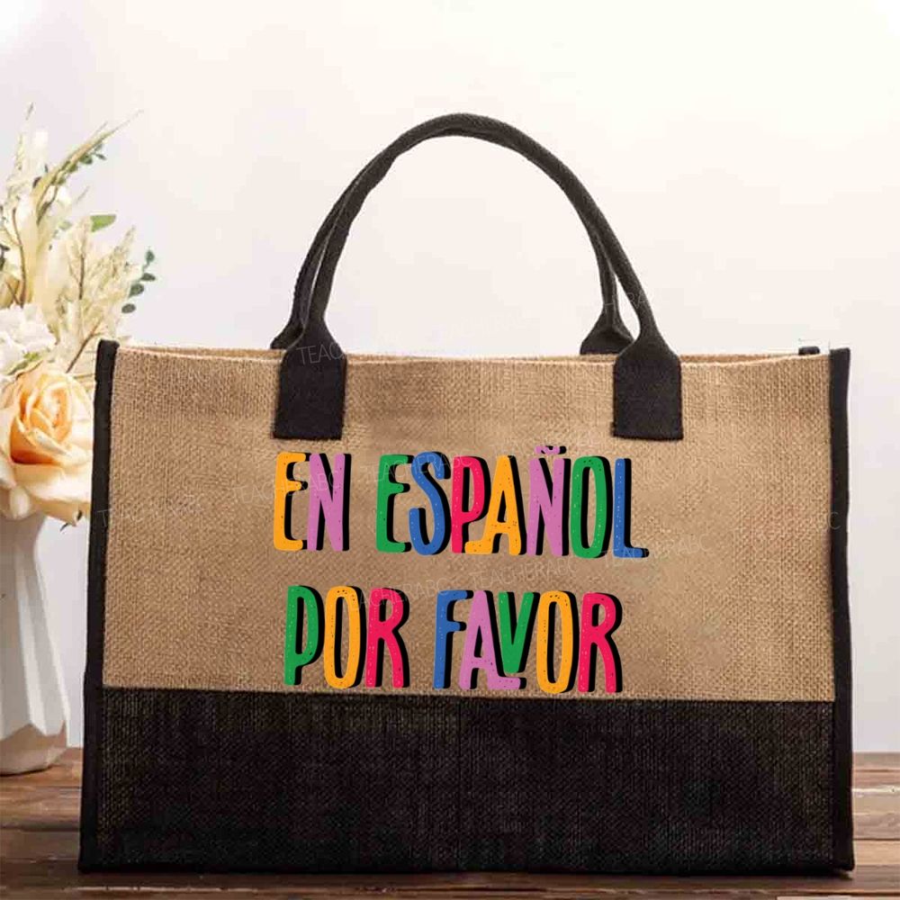 En Español Por Favor  Cotton Tote Bag