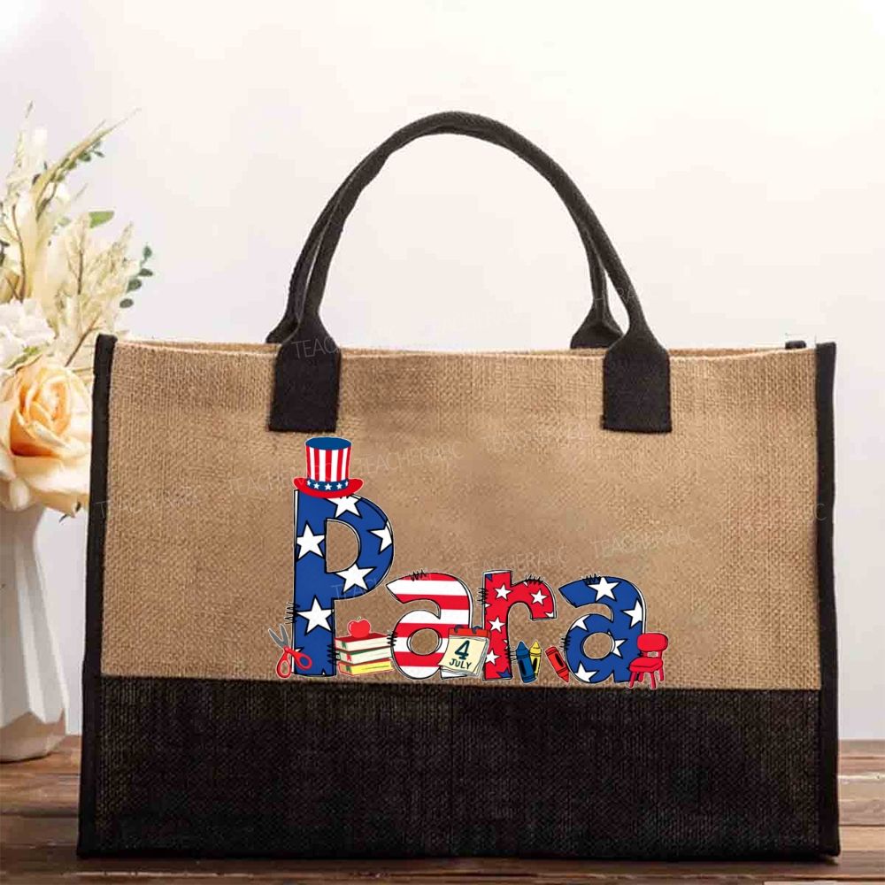 Para Independence Day  Cotton Tote Bag