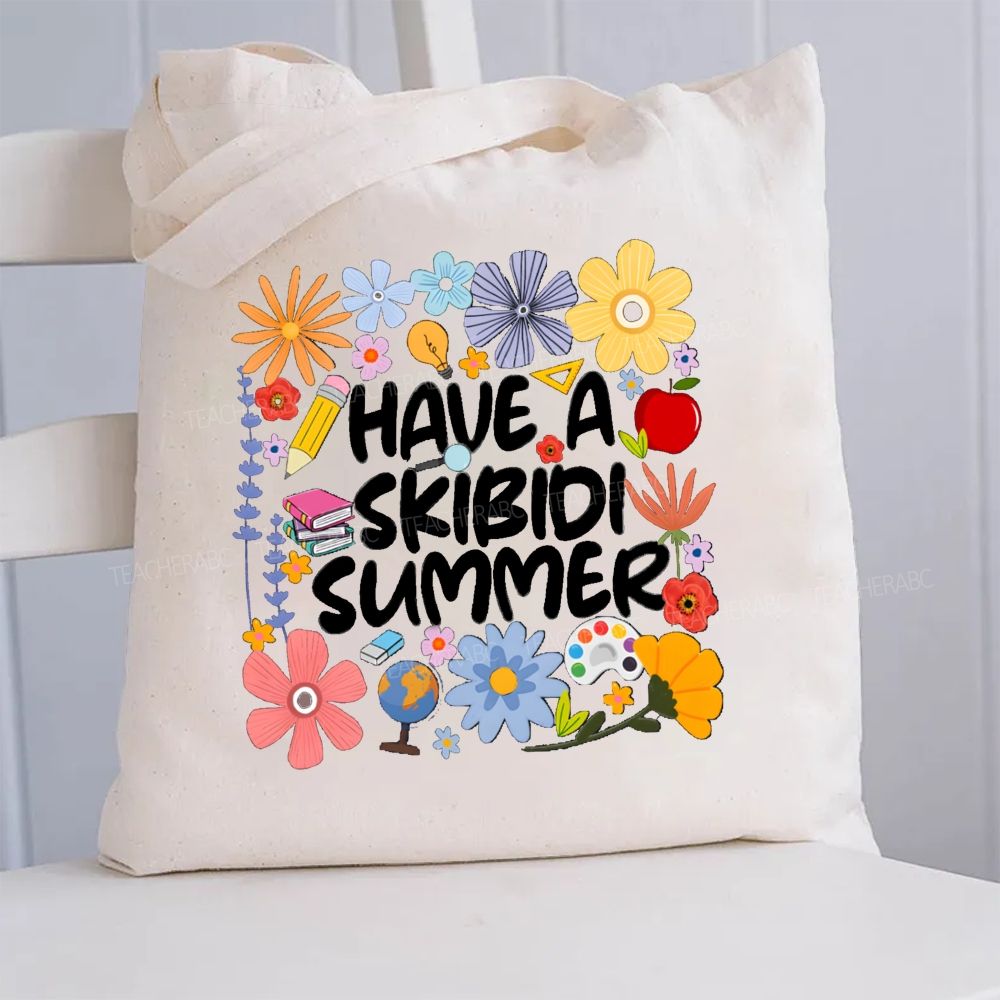 Have A Skibidi Summer Canvas Tote Bag