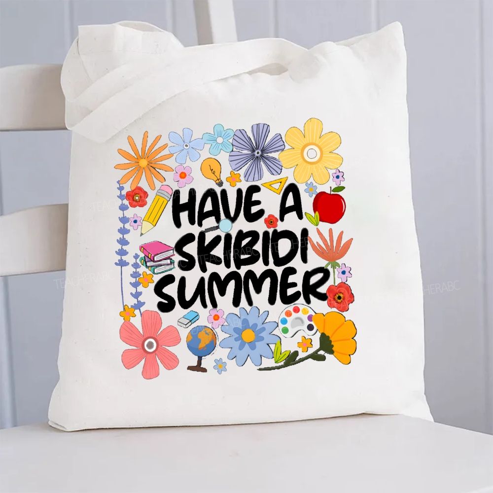 Have A Skibidi Summer Canvas Tote Bag