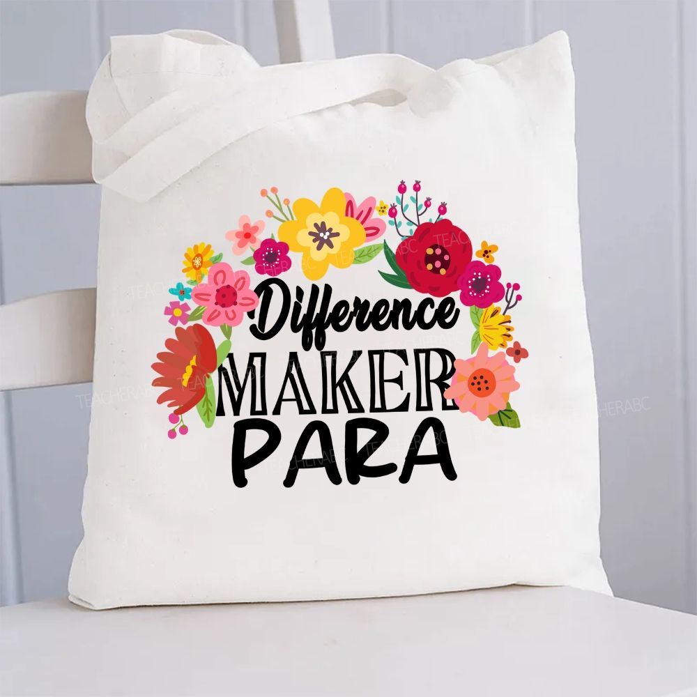Difference Maker Para Canvas Tote Bag