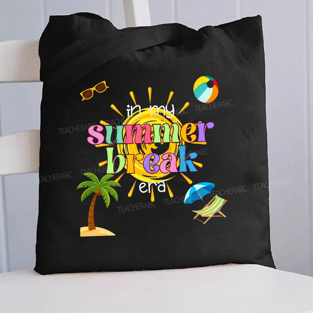 In My Summer Break Era Canvas Tote Bag