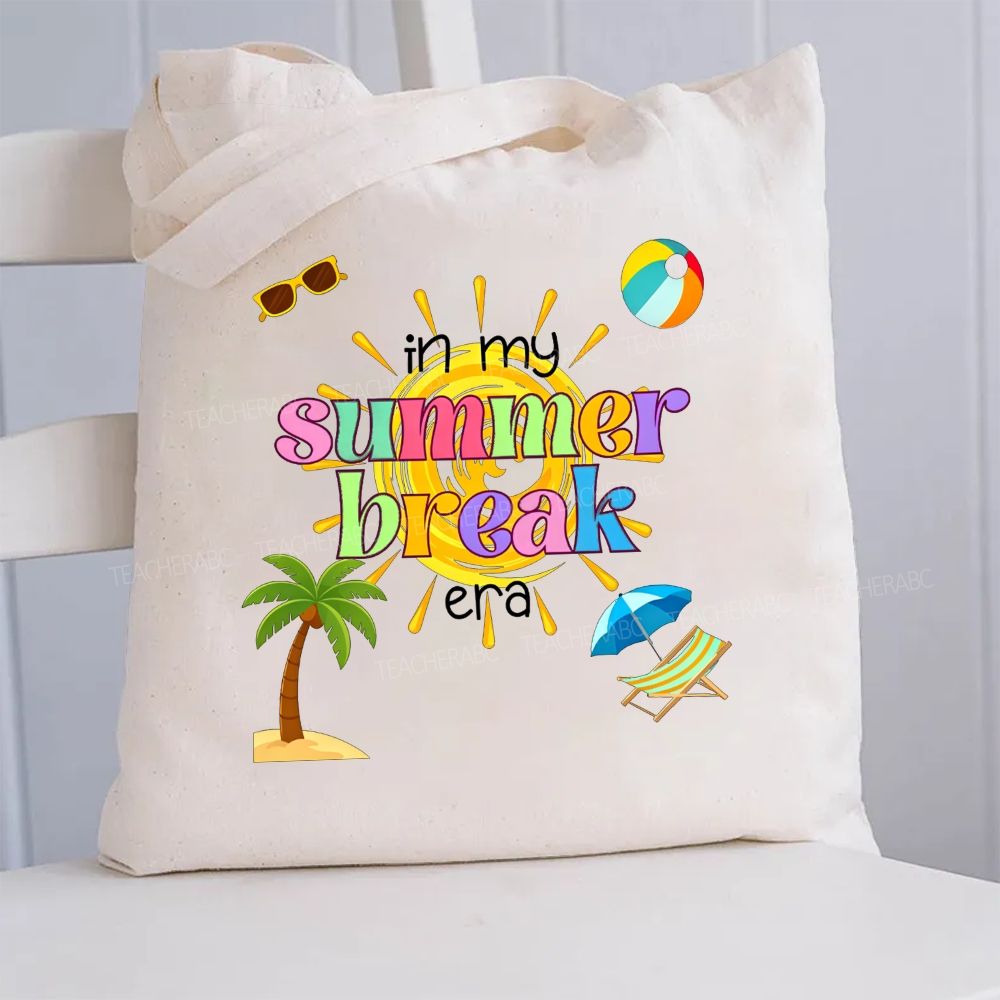In My Summer Break Era Canvas Tote Bag
