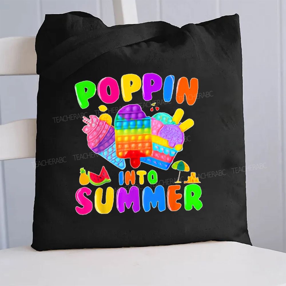Popping Into Summer Canvas Tote Bag