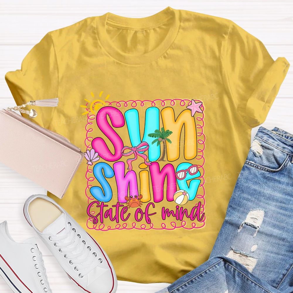 Sunshine State Of Mind Teacher T-shirt