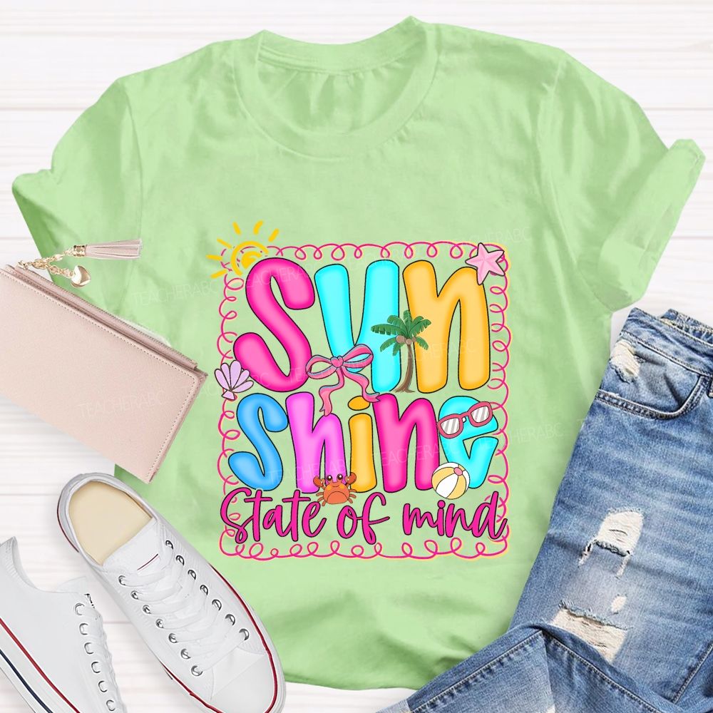 Sunshine State Of Mind Teacher T-shirt