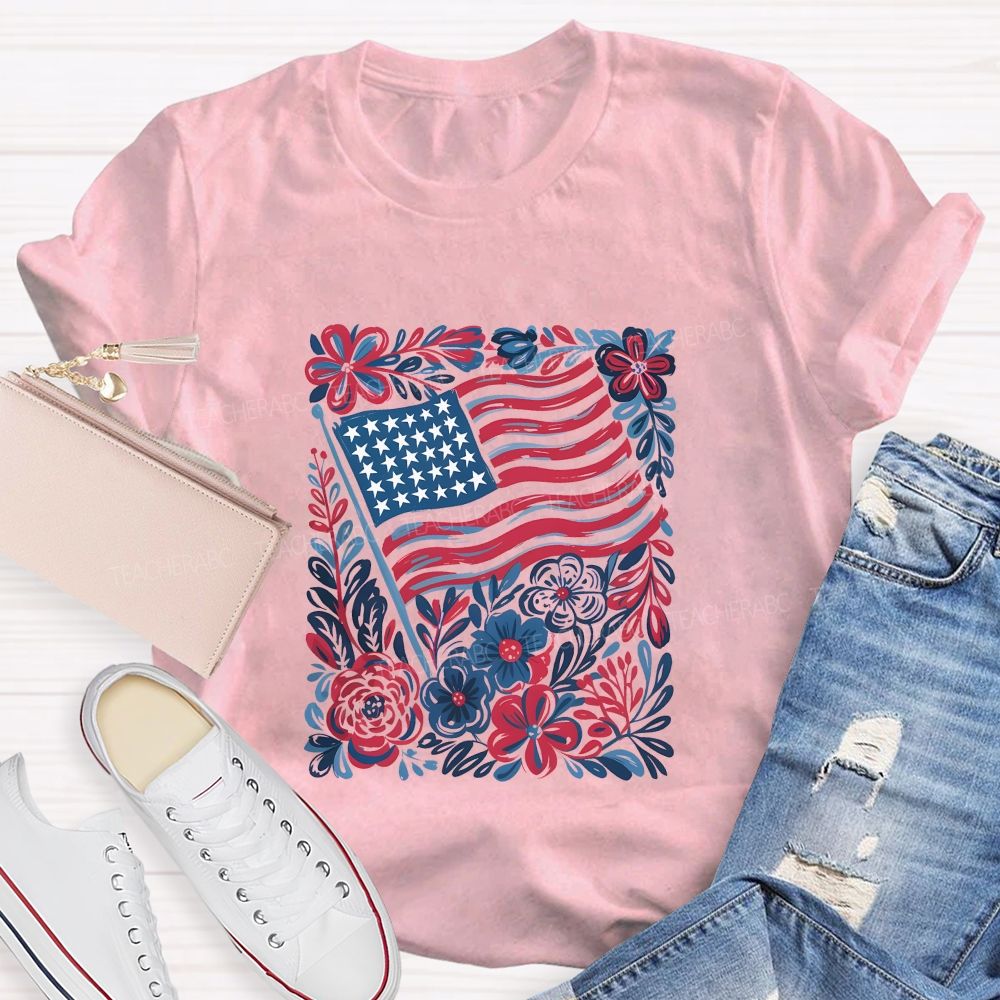 250 Years Stars Stripes 1776-2026 Teacher T-shirt