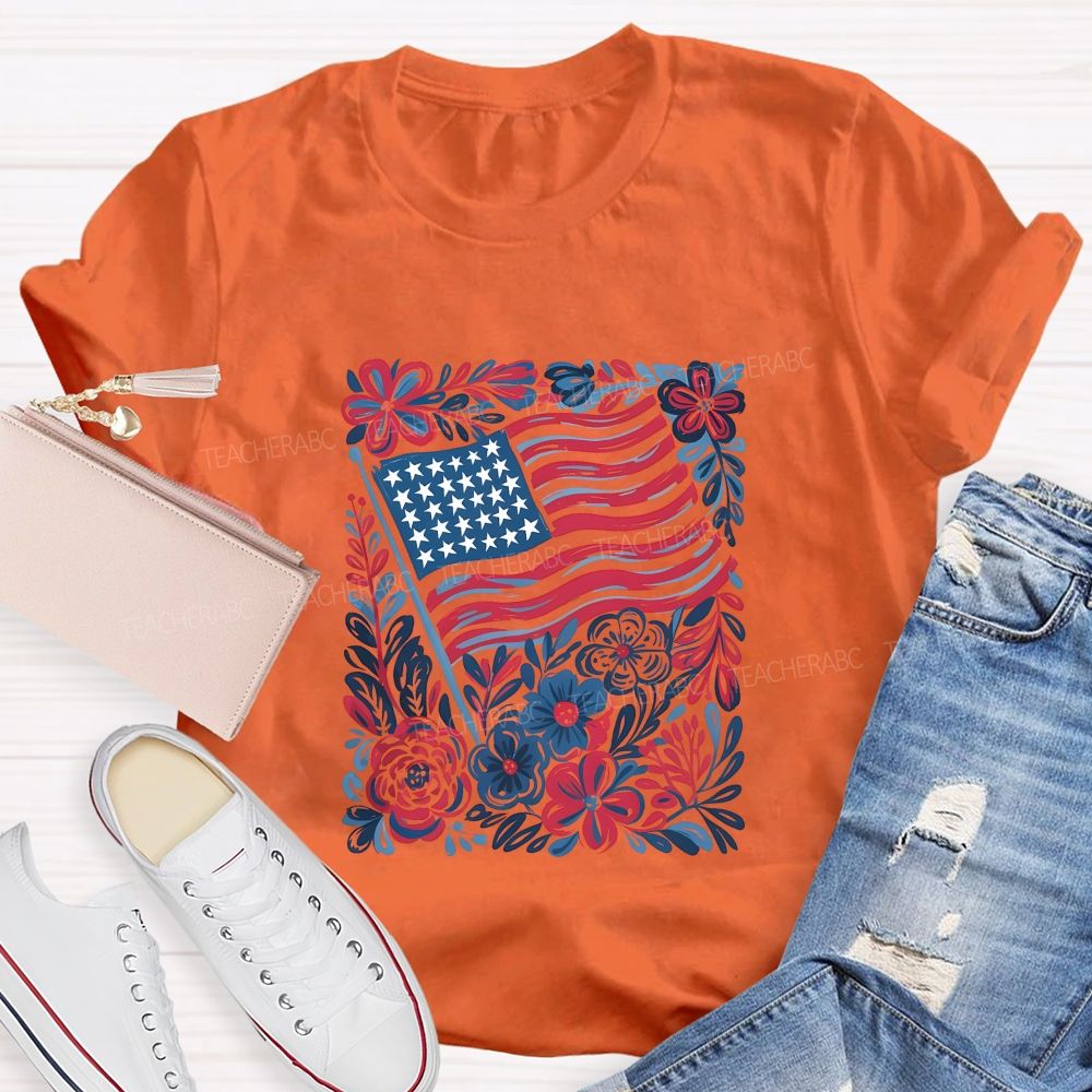 250 Years Stars Stripes 1776-2026 Teacher T-shirt
