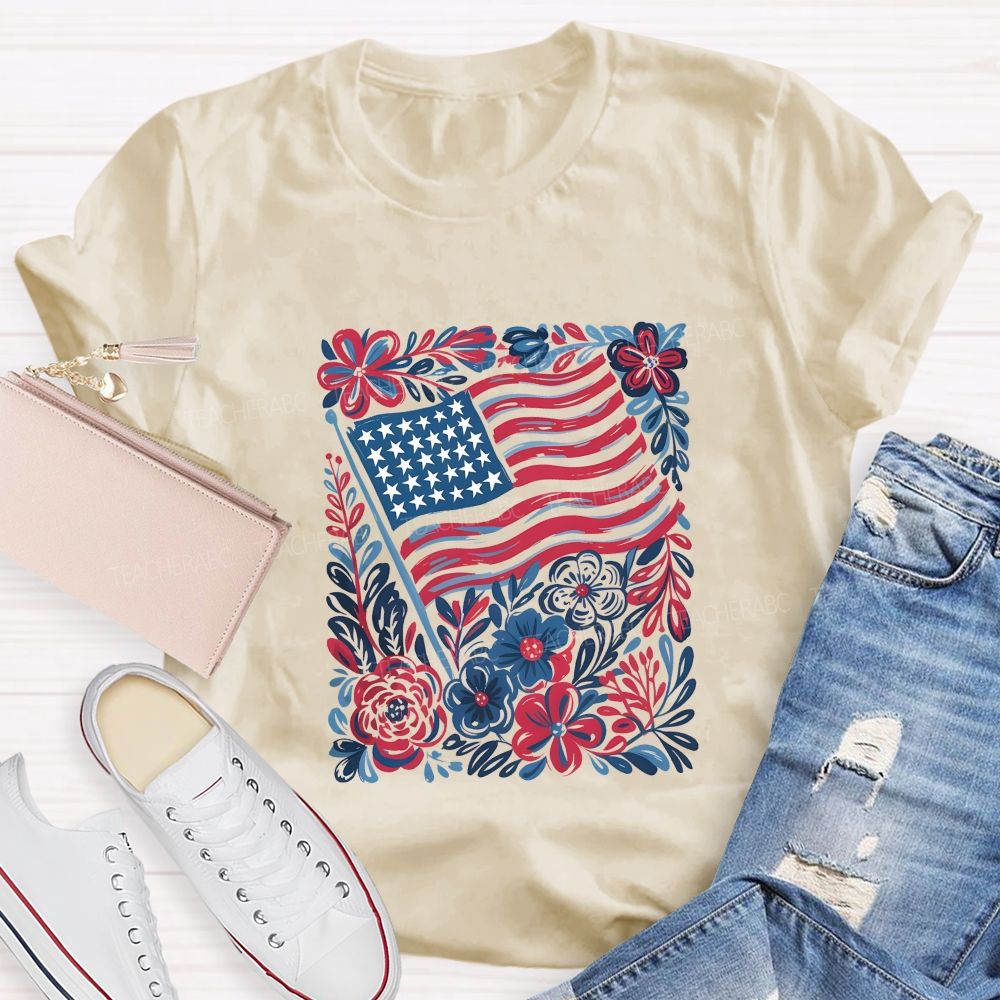 250 Years Stars Stripes 1776-2026 Teacher T-shirt