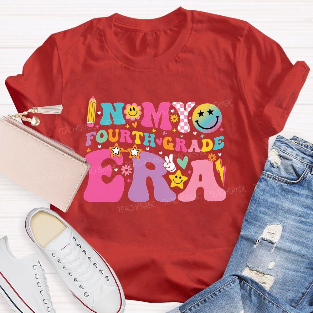 Personalized Grade In My Fourth Grade Era Teacher T-shirt