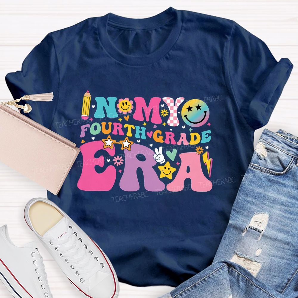 Personalized Grade In My Fourth Grade Era Teacher T-shirt