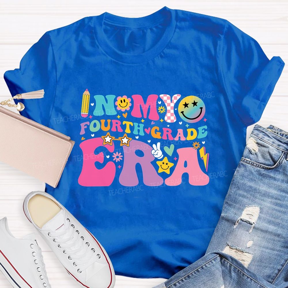 Personalized Grade In My Fourth Grade Era Teacher T-shirt