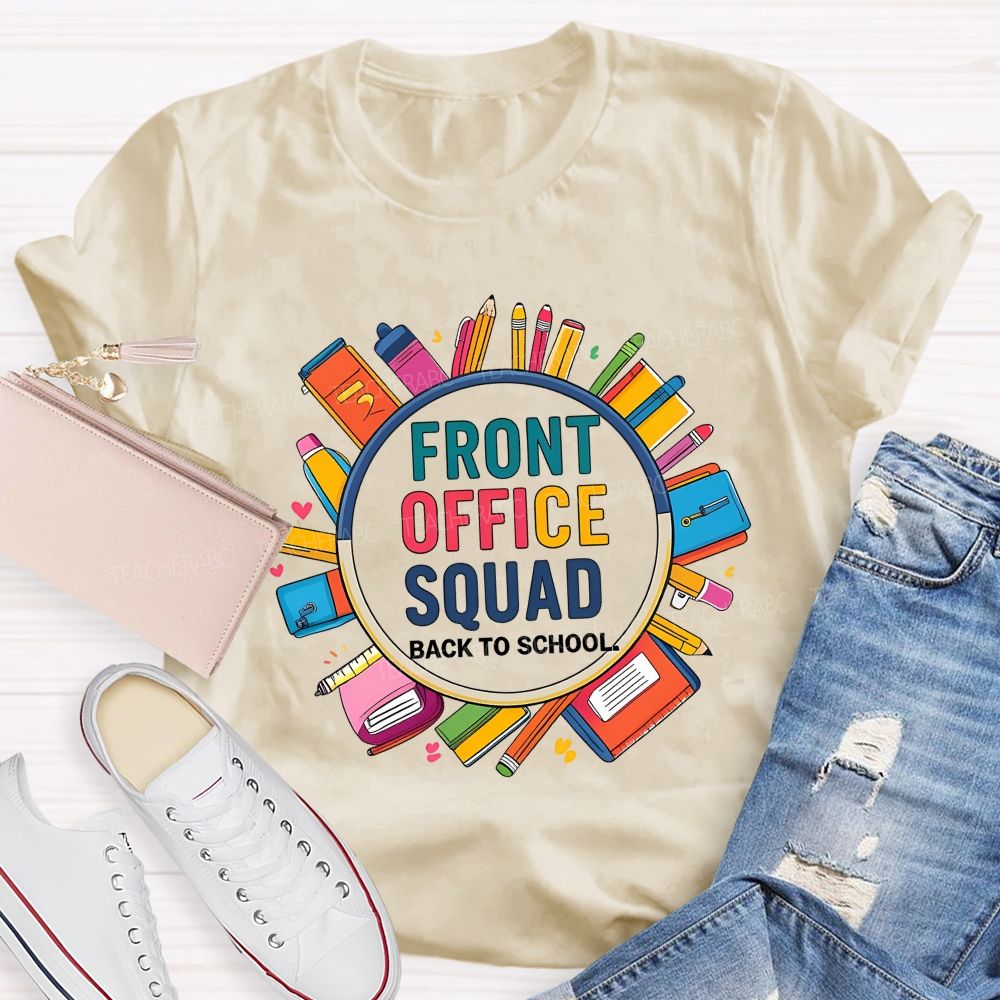 Front Office Squad Back To School T-shirt