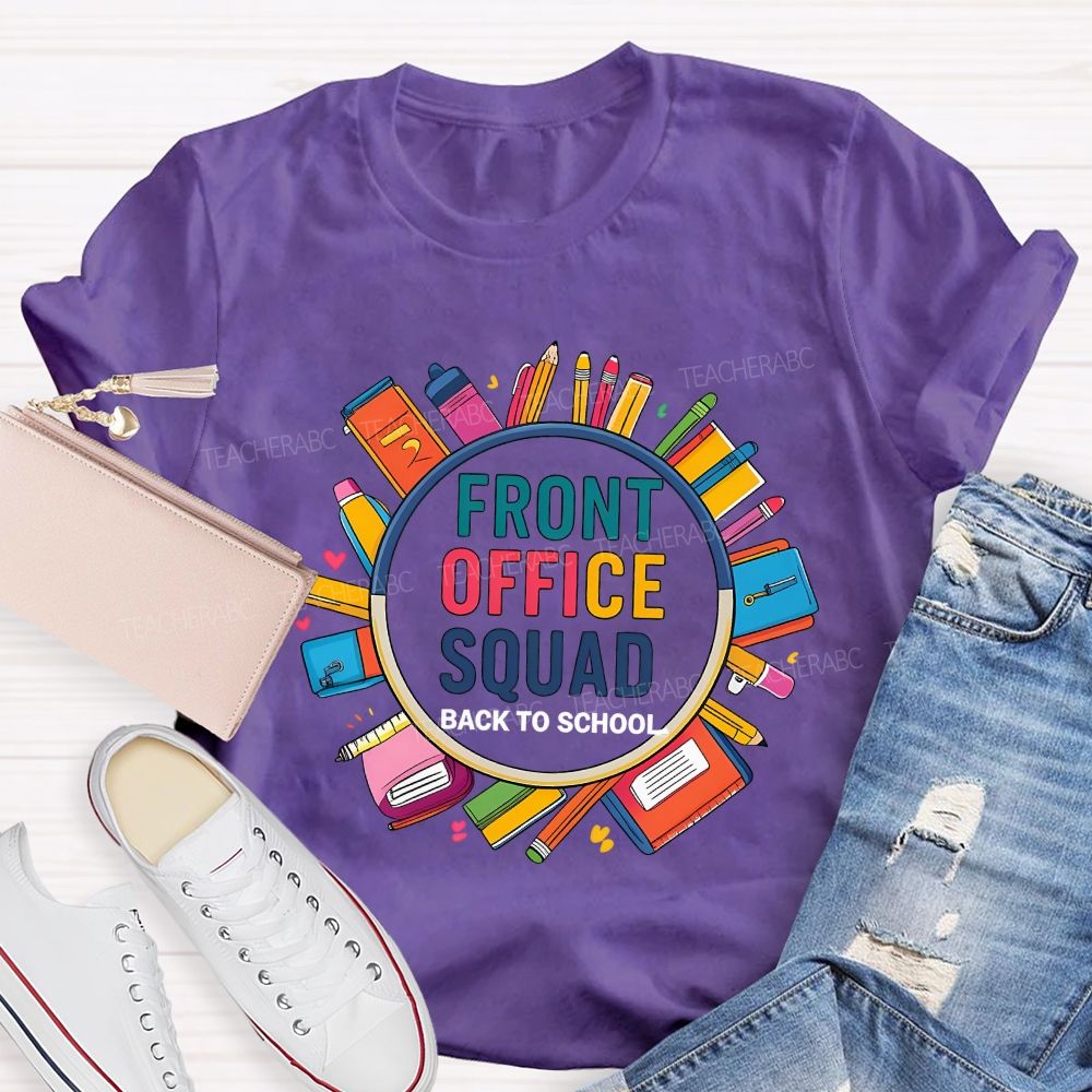 Front Office Squad Back To School T-shirt