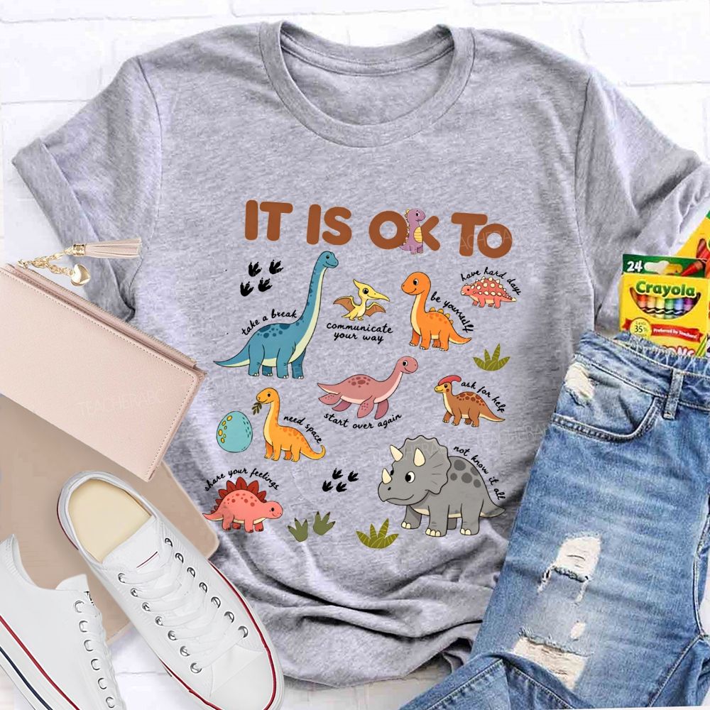 It'S Ok To Take The Break Be Yourself Need Space Teacher T-shirt